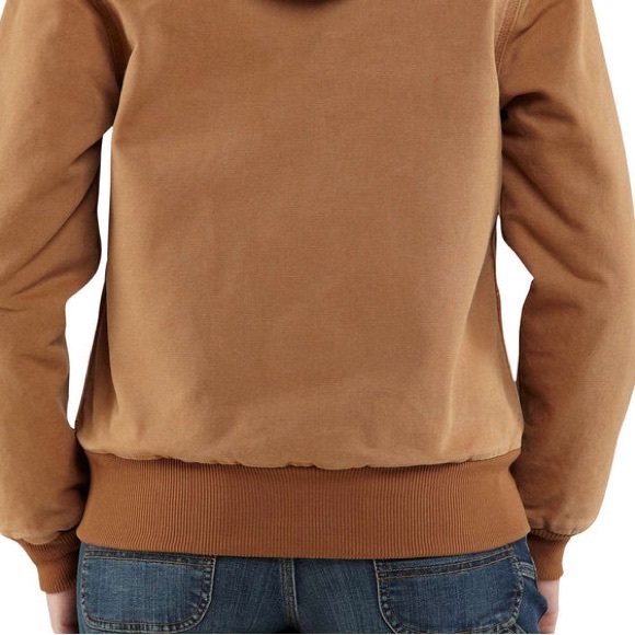 Carhartt Weathered Duck Wildwood Tan Canvas Women’s Jacket size XL - Picture 13 of 15